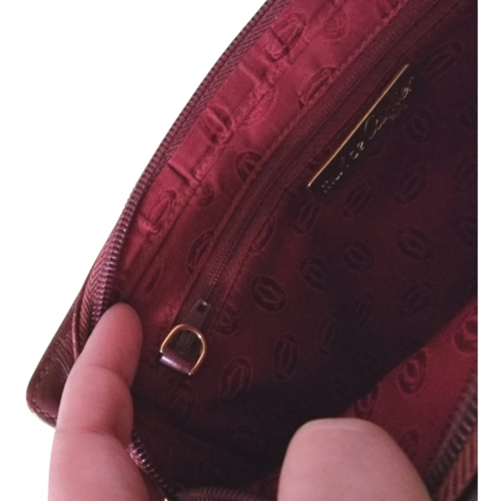 Purse. Clutch bag. Vintage Cartier leather - Picture 9 of 10